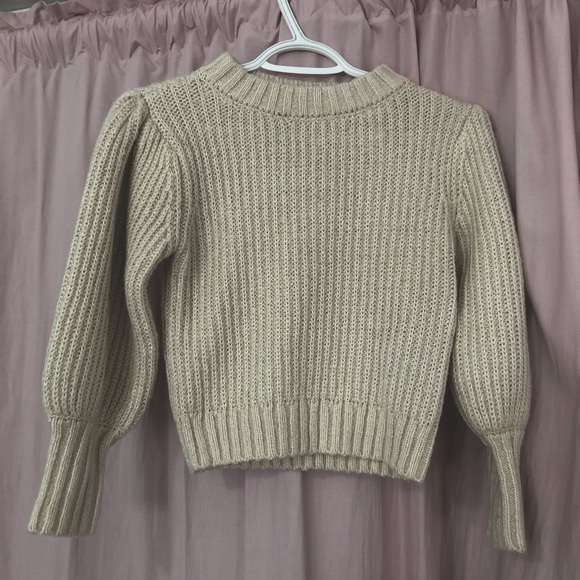 Dynamite Puff Sleeve Sweater - Picture 4 of 5